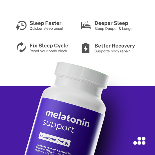 Melatonin Sleep Support Pure 5MG Melatonin L-Theanine