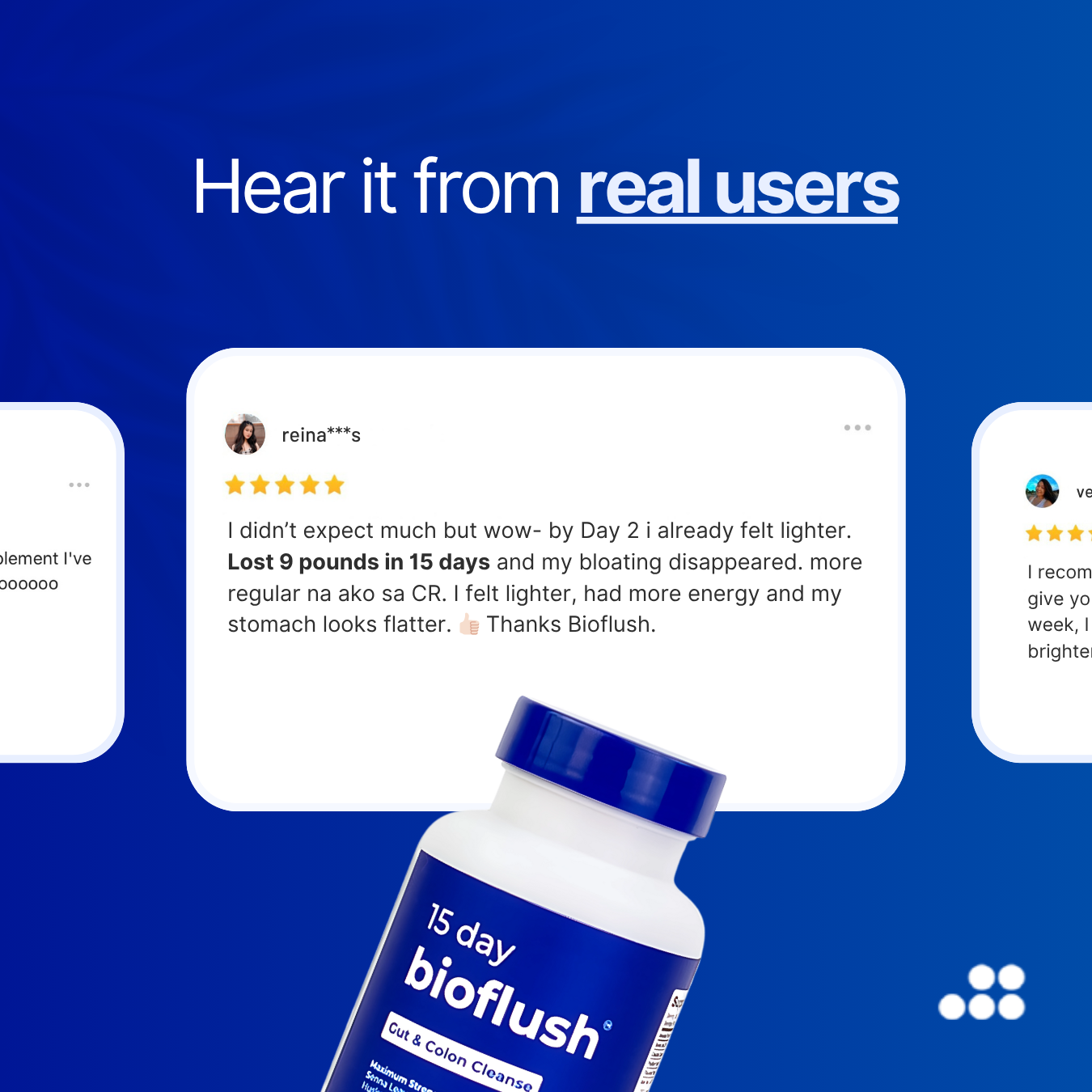 Bioflush 15-Day Cleanse Fast, Gentle Relief for Bloating and Weight Loss